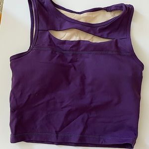 BuffBunny Peek-a-boo top/sports bra